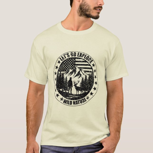 Mountain Hiking T Shirt (Framsida)