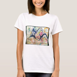 Mountain Horse Abstrakt Jeff Hankamer Artjunkhaus T Shirt