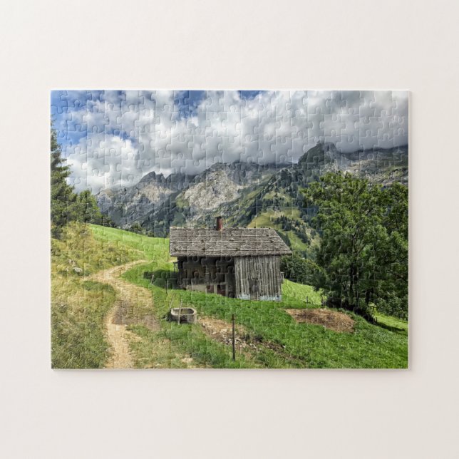Mountain Hut, Les Aravis, Fransk Alpernor Pussel (Horisontell)