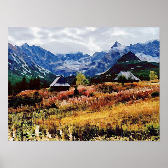Mountain Hut Poster (Framsidan)