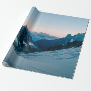 MOUNTAIN I SNÖ PRESENTPAPPER