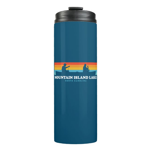 Mountain Island Sjö North Carolina Canoe (Framsida)