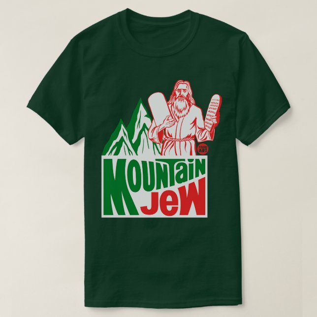 MOUNTAIN JEW T SHIRT (Design framsida)