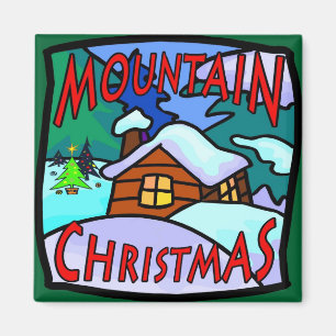 Mountain-julen Magnet