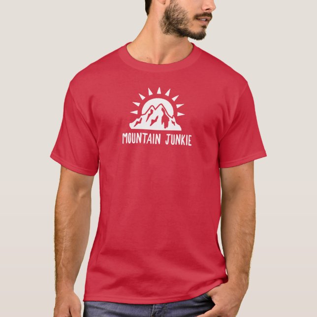 Mountain Junkie T Shirt (Framsida)