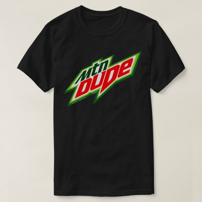 Mountain-knarkad T Shirt (Design framsida)