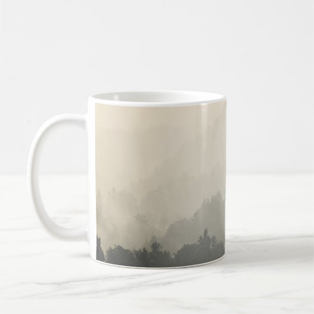 MOUNTAIN KRUNDA AV TRÄD KAFFEMUGG (Vänster)