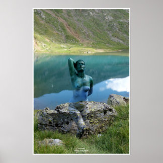 Mountain Lake by Johannes Stötter Poster