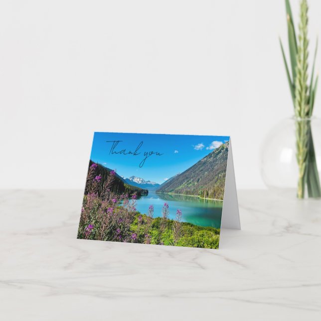 Mountain Lake Photography Vikterat Tackkort  (Framsida)