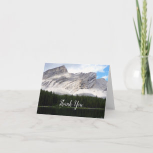 Mountain Lake Scene Tackkort 2 Kort