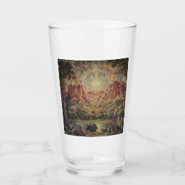 Mountain Landscape (av Konstantin Bogaevsky) Glaskopp