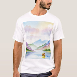 Mountain landscape t shirt