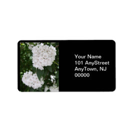 Mountain Laurel Blommigt Bröllop Returadress Etikett