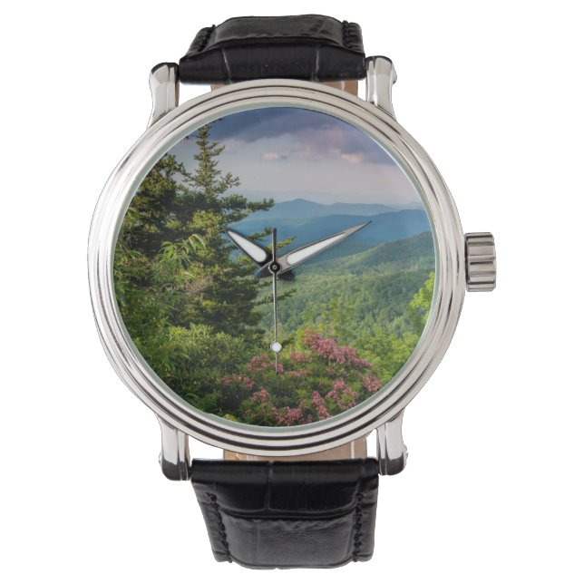 Mountain Laurel vid Sunrise Armbandsur (Framsida)