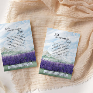 Mountain Lavender Bröllopsresa Fonden Tilläggskort