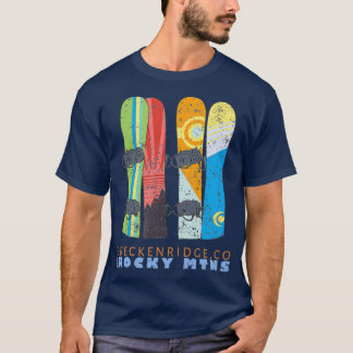 Mountain Life Breckenridge Colorado Snowboard T Shirt