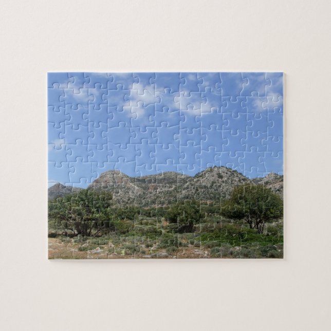 Mountain Ligcape Puzzle Pussel (Horisontell)
