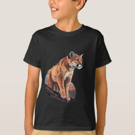 Mountain Lion-Big Cat T Shirt