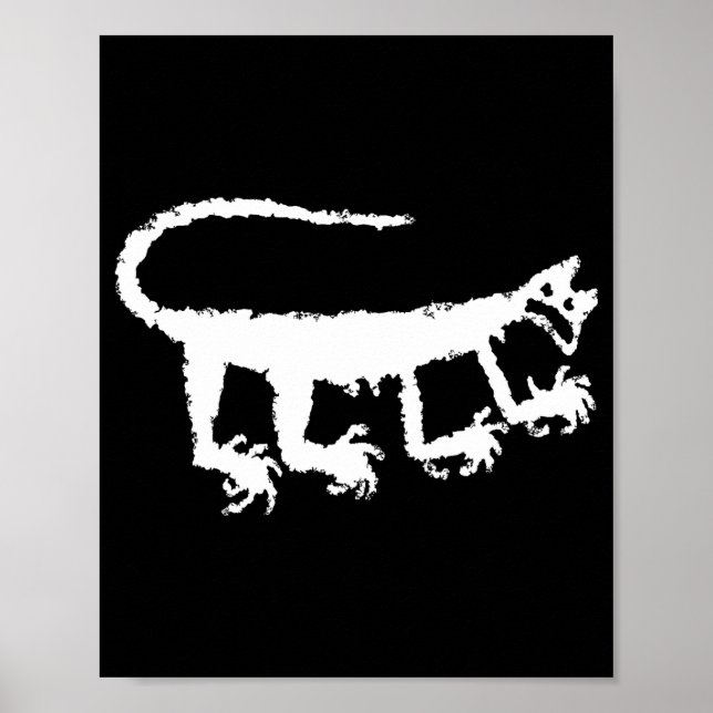 Mountain Lion Petroglyph _1  Poster (Framsidan)
