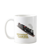 Mountain Locomotive 4-8-2 Dubbelsidig Mugg
