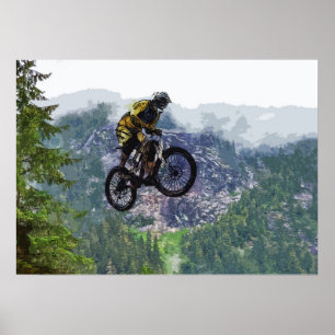 Mountain Luft - BMX Rider Poster