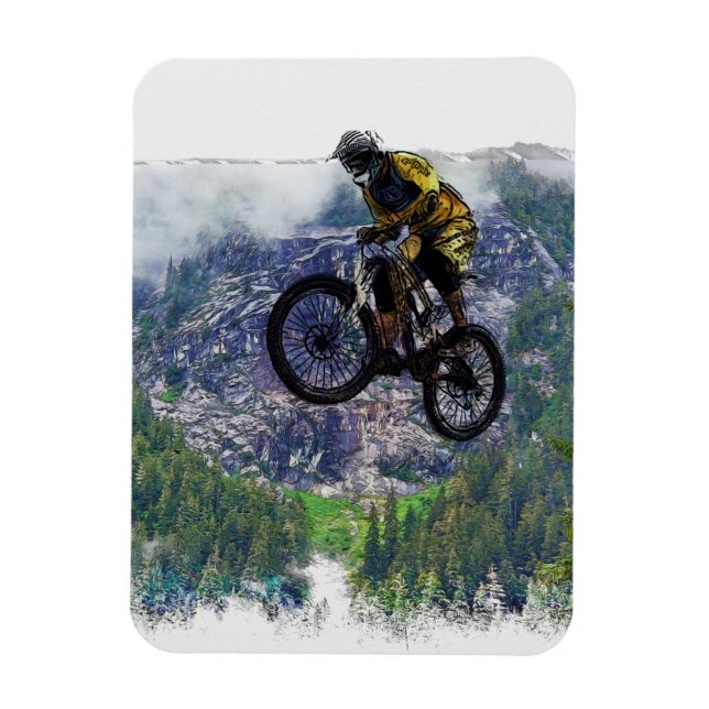 Mountain Luft BMXer - BMX Rider Magnet (Vertikal)