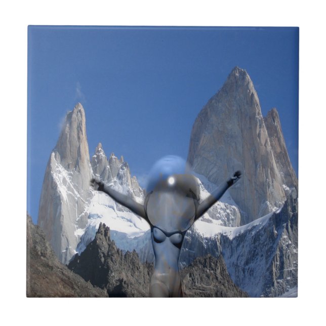 Mountain luft kakelplatta (Framsidan)