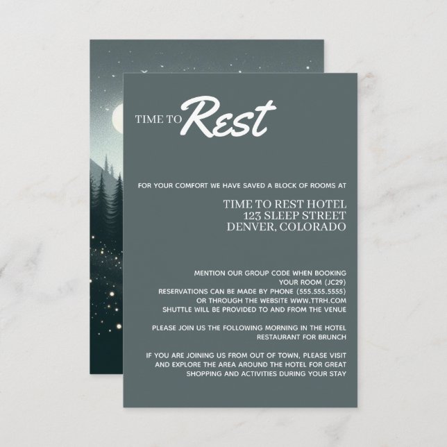 Mountain Magic Tilläggskort (Fram/baksida)