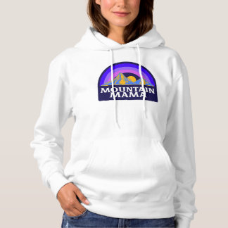 "Mountain Mamma" Hooded Sweatshirt- Lila scheme T Shirt