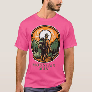 Mountain Man - Mountains Camping Wanderlust Hiking T Shirt