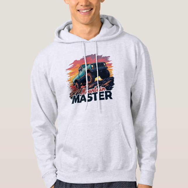 Mountain Master Off-Road Design Hoodie (Framsida)