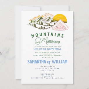 Mountain Matrimony Sloppy Trail Joint Bach Helg Inbjudningar
