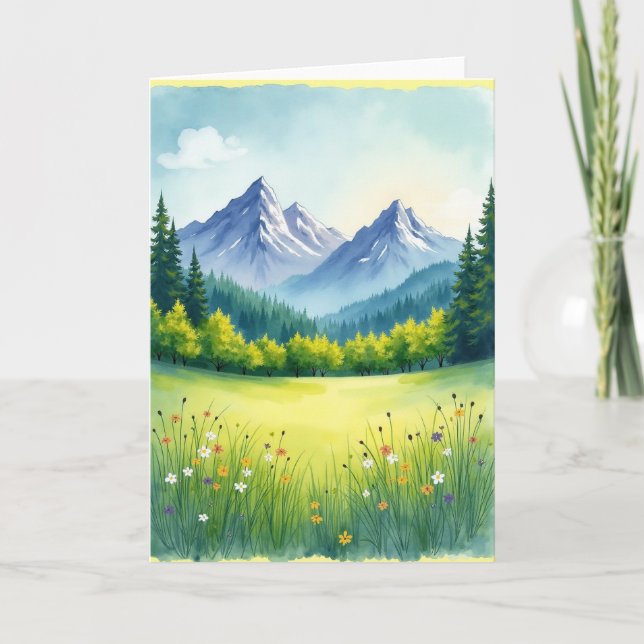 Mountain Meadow Fars Dagskort Kort (Framsida)