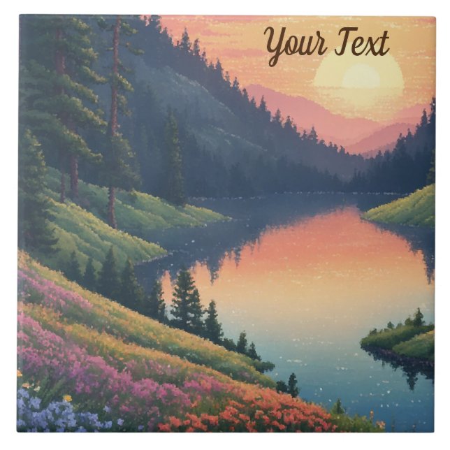 Mountain Meadow Kakelplatta (Framsidan)