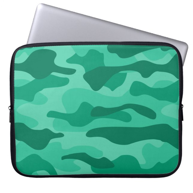 Mountain Meadow Monocolor Camo Laptop Fodral (Framsidan)