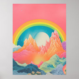 Mountain Melody: Färg of Nature Poster