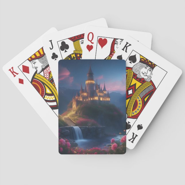 Mountain Midnight Castle Four Casinokort (Baksidan)