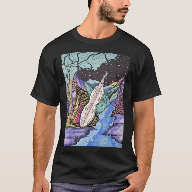 Mountain Music Series - Dulcimer T Shirt (Framsida)