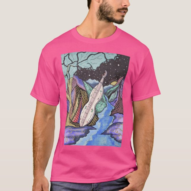 Mountain Music Series - Dulcimer T Shirt (Framsida)