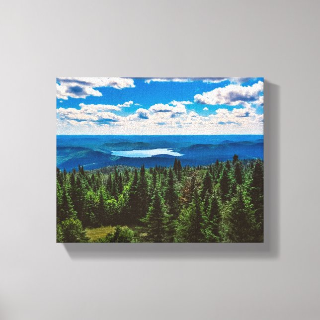 Mountain Noir Quebec, Kanada - Travel Photography Canvastryck (Framsida)