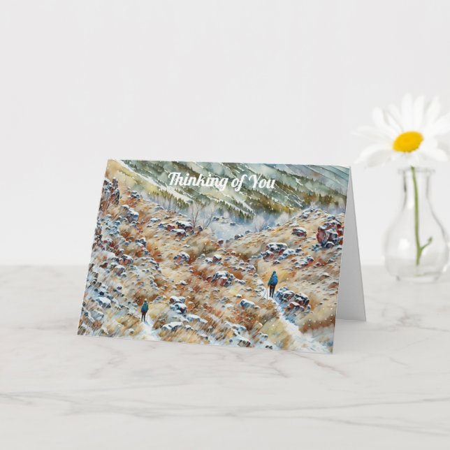 Mountain och You Har den här tanken på ditt kort (Liten växt)