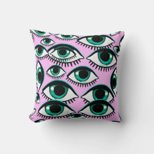 Mountain öga. Abstraktens ikon. Kudde