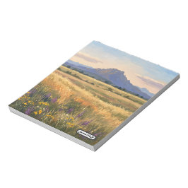 Mountain on the plain anteckningsblock