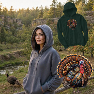 Mountain Orchard Turkey Hoodie | Majestätisk Höst T Shirt
