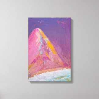 Mountain Painting - Oil Pastel Canvastryck