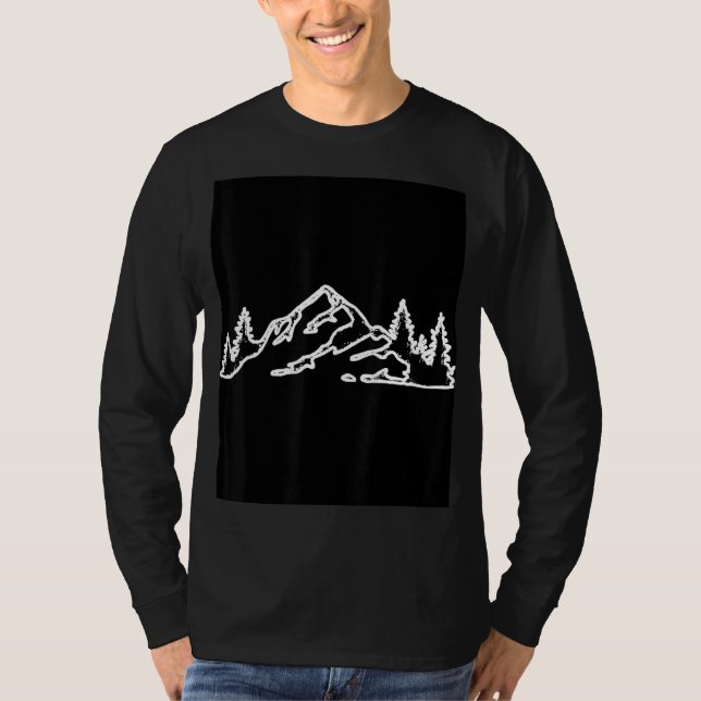 Mountain Panorama T Shirt (Framsida)