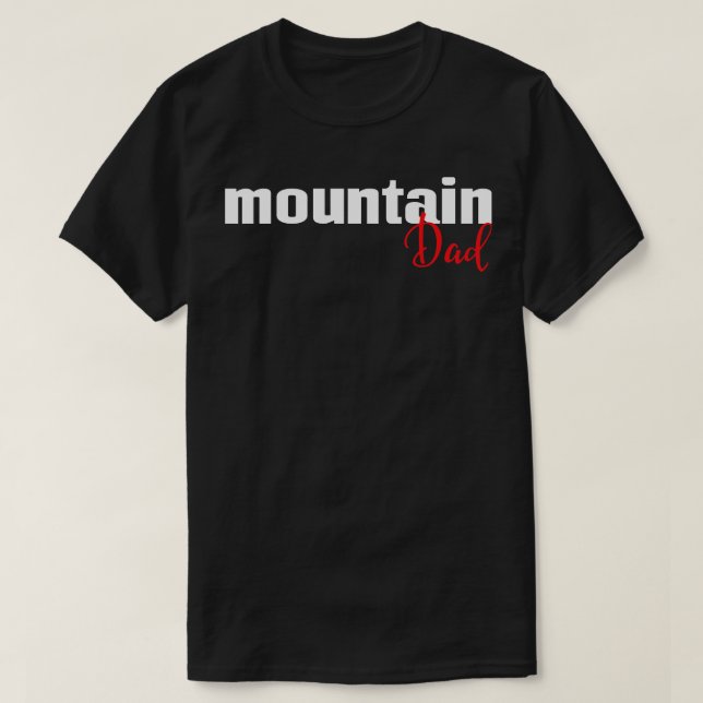 Mountain Pappa 1 T Shirt (Design framsida)