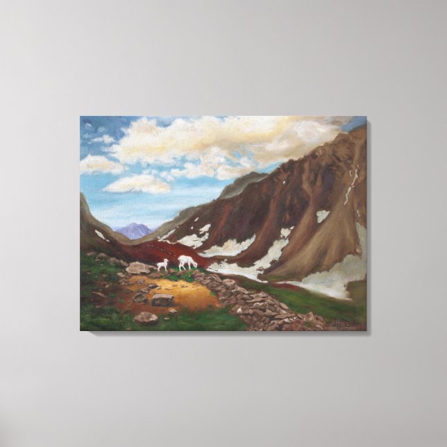 Mountain Pass in Far North: Canvas Standard (Framsida)