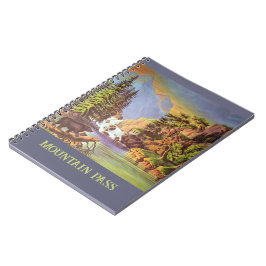 Mountain Pass Notebook Anteckningsbok