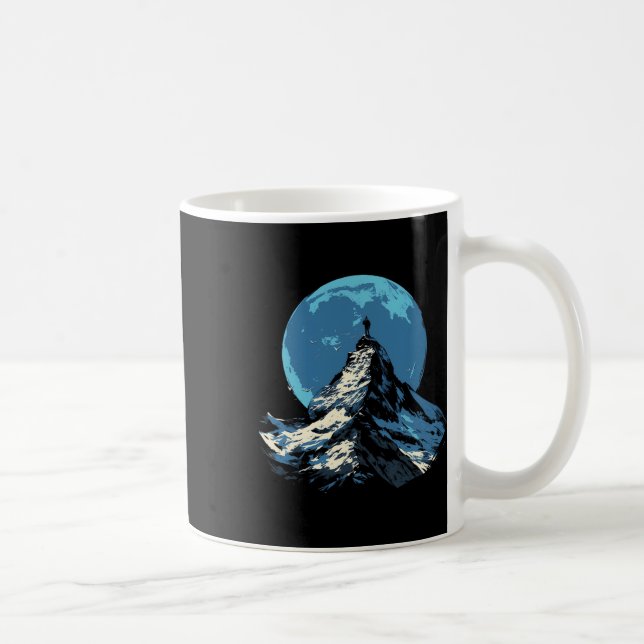 Mountain Peak Adventure Design - Climbing And Hiki Kaffemugg (Höger)